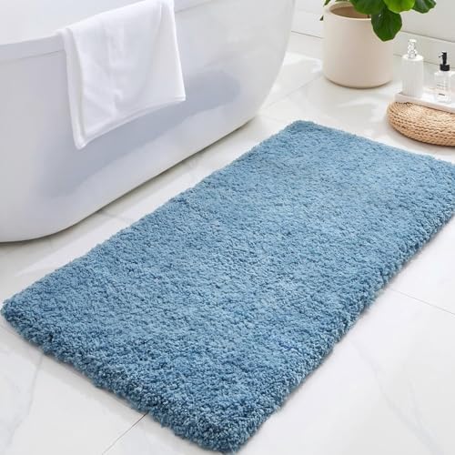 ILANGO Bathroom Rugs 70" × 24", Extra Soft Absorbent Microfiber Bath Rugs by ILANGO