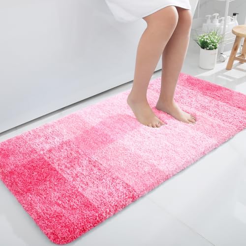 OLANLY Large Bathroom Rugs 50x30, Extra Soft Absorbent Microfiber Bath Rugs by OLANLY