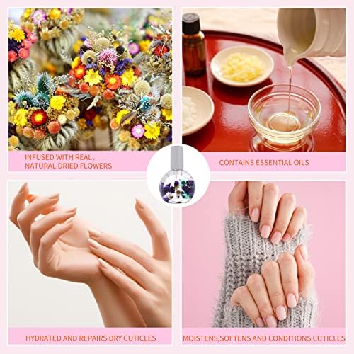 FLOWER Essence Cuticle Oil. Use natural ingredients and vitamin E to moisturize and activate the cracked and hard stratum corneum. 0.92 oz - Image 5