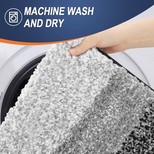 OLANLY Small Bathroom Rugs 30x18, Extra Soft Absorbent Microfiber Bath Rugs - Image 6