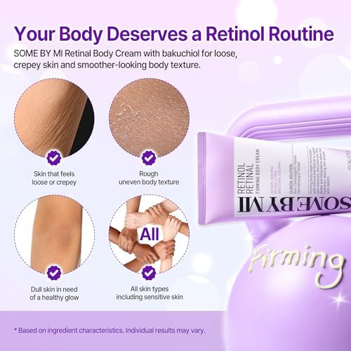 SOME BY MI Retinol Retinal Firming Body Cream 6.76 fl oz – Body Lotion for Crepey Skin, Loose Skin & Dry Skin – Hydrating Smoothing Glow Body Moisturizer Korean Skincare - Image 6