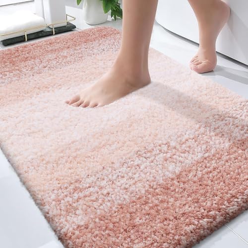 OLANLY Bathroom Rugs Mat 30x20, Extra Soft Absorbent Microfiber Bath Rugs by OLANLY