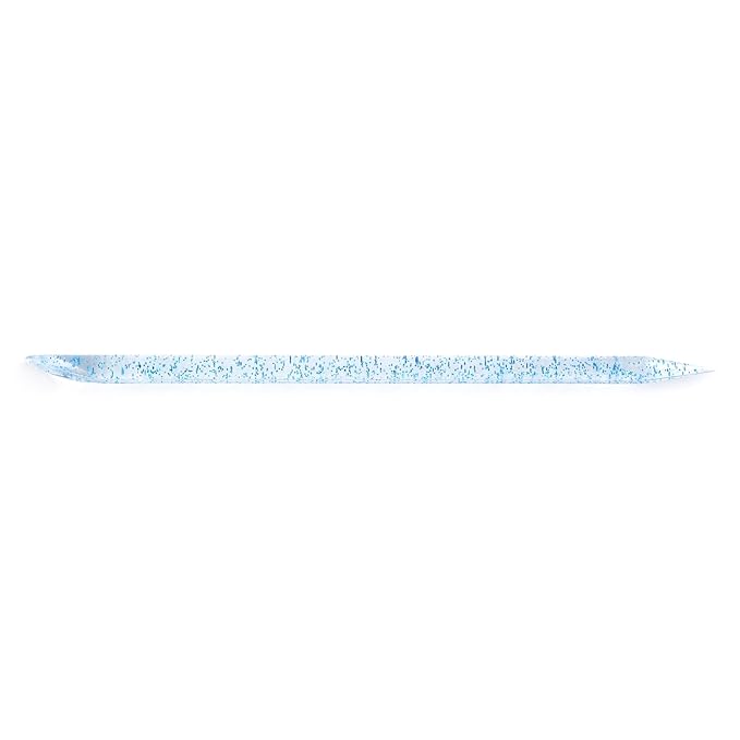 100Pcs Disposable Nail Sticks Double-End Nail Cuticle Pusher Remover Nail Care Stick Cleaning Stick for Fingernail Manicure Pedicure Tool (Blue)