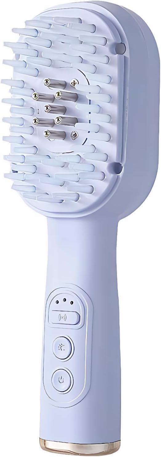 ThreeH Electric Scalp Massager Revitalizing Hair Growth Massager with Red Light USB-C Charging Scalp Treatment Device for Frizz Control