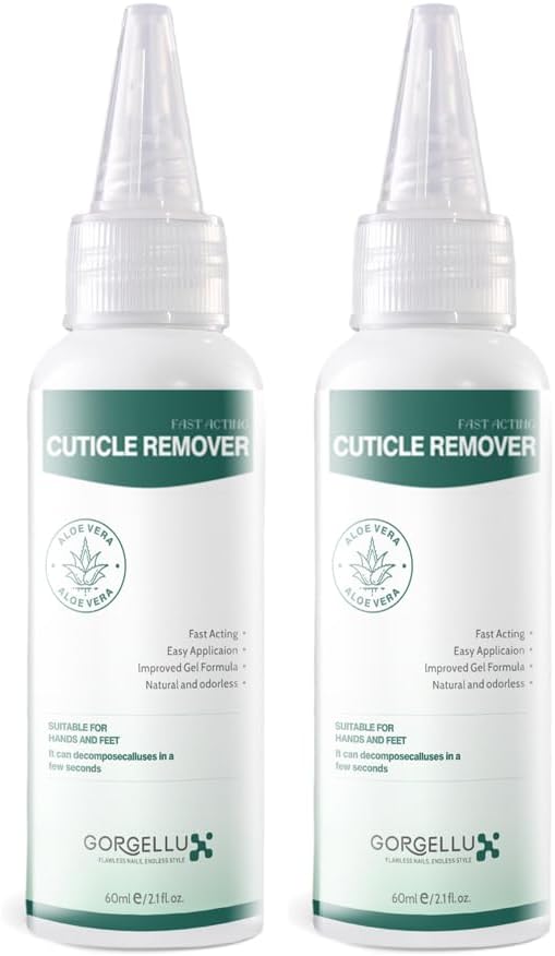 Gorgellux Callus Remover Gel, Callus Remover for Feet, Foot Callus Remover Gel Set for Dead Skin, Salon Pedicure Spa Kit, Callus Remover for Feet Gel, Quickly and Effortless Remove, 2PCS