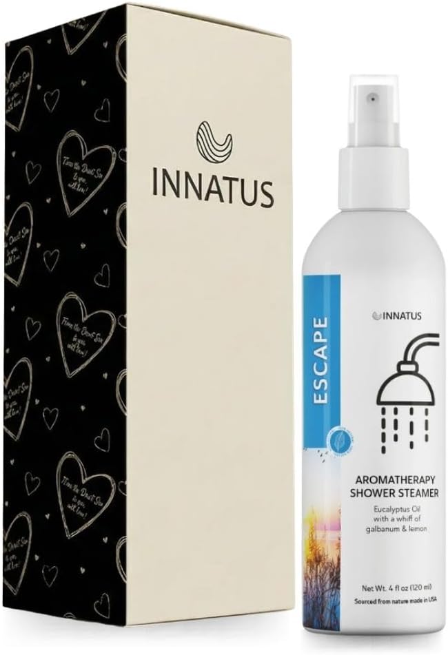 Soothing Shower Spray – 4oz Aromatherapy Shower Steamer Mist for a Spa-Like Experience – Relieves Stress & Elevates Your Shower – All-Natural Essential Oils (Eucalyptus Lemon)