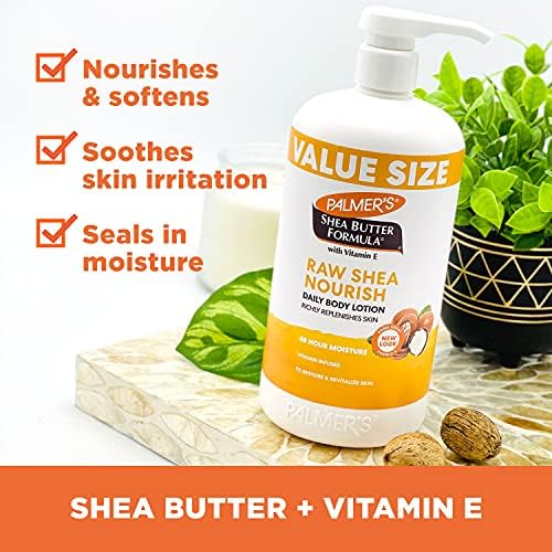 Palmer's Raw Shea Body Lotion for Dry Skin (33.8 Oz) - Image 3