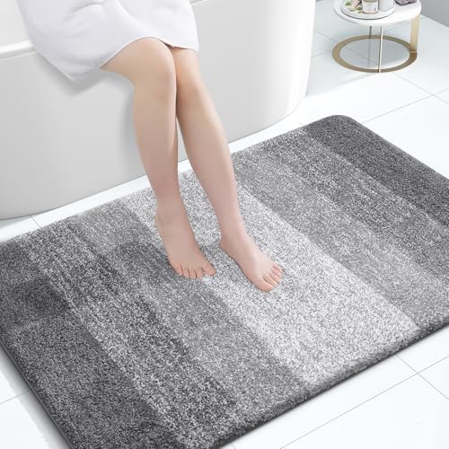 OLANLY Large Bathroom Rugs 47x32, Extra Soft Absorbent Microfiber Bath Rugs by OLANLY