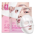 NEXTBEAU Collagen Hydrogel Face Mask (Pack of 4, 34g Each / 1.19oz) – Korean Masks with Hydrolyzed Collagen, Hyaluronic Acid, Niacinamide & Peptides (1Count (Pack of 4))