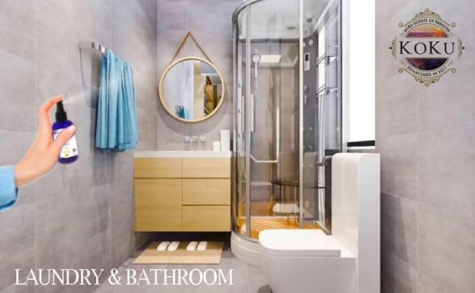 Vanilla Patchouli Air Freshener - Room Spray - Odor Eliminator - Deodorizer - Car Air Freshener - Home Spray - Linen Spray - Fabric Refresher - Non-Toxic - Alcohol Fee - Made in USA (8 Oz)