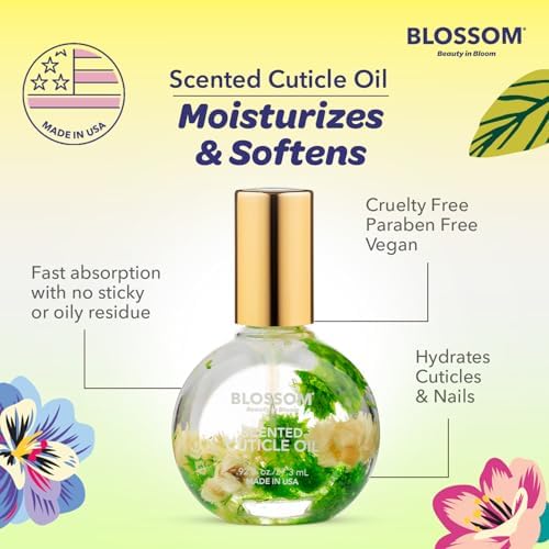 Blossom Cuticle Oil for Nails, Scented Nail Oil Cuticle Care, 0.92 fl. oz - Image 6