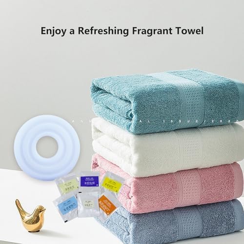 Abvsdu 12 PCS Replacement Fragrance Disc Towel Warmer Bucket Fragrance Screened Pads, Suitable for Towel Warmer Buckets, 6 Flavors