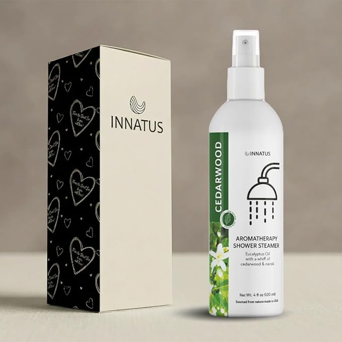 Soothing Shower Spray – 4oz Aromatherapy Shower Steamer Mist for a Spa-Like Experience – Elevates Your Shower – All-Natural Essential Oils (Cedar)