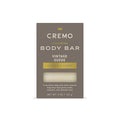 Cremo Exfoliating Body Bar for Men, Vintage Suede Scent, Multi-Layered Fragrance That Buffs, Cleanses and Hydrates Skin, 5oz