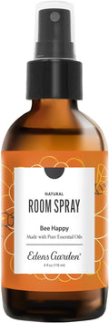 Edens Garden Bee Happy Room Spray, All Natural & Made With Essential Oils (Great Home Air Freshener - Try Using On Pillows & Linens For Sleep), 4 oz