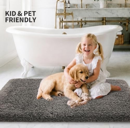 ILANGO Bathroom Rugs 70" × 24", Extra Soft Absorbent Microfiber Bath Rugs - Image 2