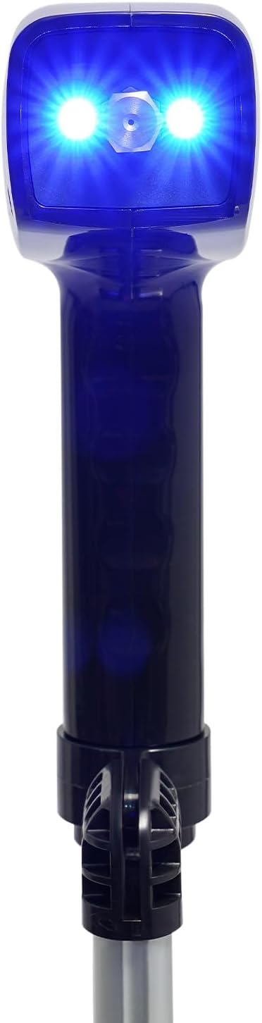 3 In 1 Standing Nano Hair Steamer Heated Micro Mist Spray Negative Ion Blue Light Hair Care Nanoscale Steamer for Deep Conditioning with Removable Nozzle & Wheels, 10 Levels Fog Output, 0.13Gal Tank