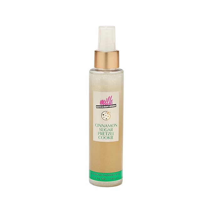Bath & Body Works Cereal Milk Soft Serve Diamond Shimmer Mist - 4.9 fl oz / 146 mL (4.9 Fl Oz (Pack of 1), Cereal Milk Soft Serve)