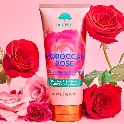 Tree Hut Moisturizing Body Lotion, Moroccan Rose, 8.5 Fl Oz - Image 4