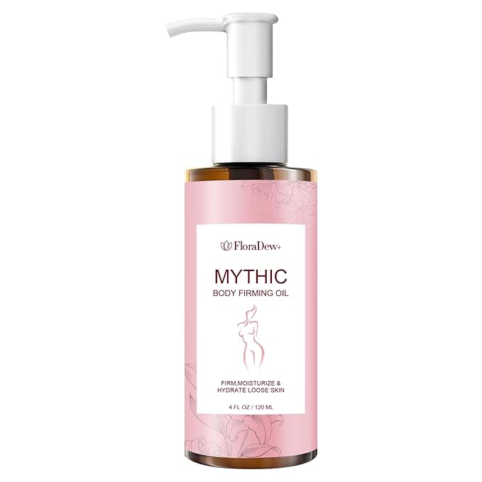 Mythic Body Oils for Women Skin Tightening Body Firming Oil Scented for Dry Skin After Shower - Hydrating Skin Care For Full Body With Natural Ingredients 4.23 FL OZ (Uncented)