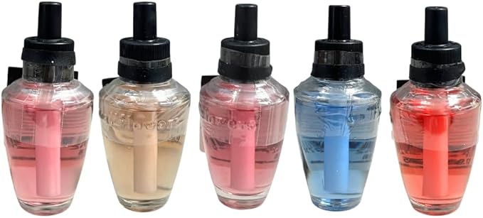 Bath & Body Works Wallflowers Refills MILK BAR Collection 2025 5pc Gift Set w/ 30-Inch Metallic Gold & Silver Striped Bow – Birthday Cake, Cereal Milk, Raspberry Pie, Peppermint Bark & Cinnamon Sugar