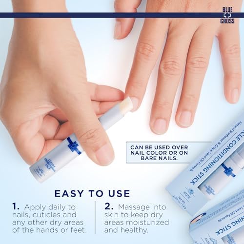 Blue Cross Cuticle Balm Conditioning Stick, Damaged Cuticles, 0.05oz - Image 4