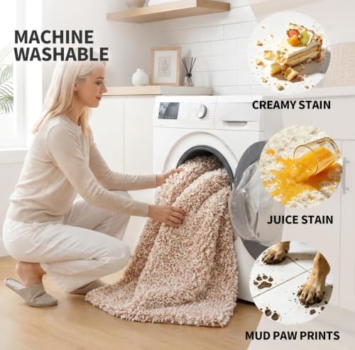 ILANGO Bathroom Rugs 36" × 24", Extra Soft Absorbent Microfiber Bath Rugs - Image 3
