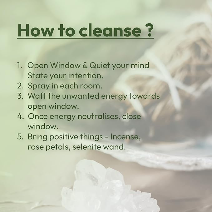 Sacred Elements White Sage Spray for Cleansing Negative Energy - 100% Organic, Crystal Quartz Charged Sage Smudge Spray | Florida Water Spiritual Cleansing (Rituals Spray - Pack of 2, 6.8 Oz)