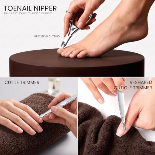Utopia Care Manicure Set Professional Nail Clippers Kit - Image 5
