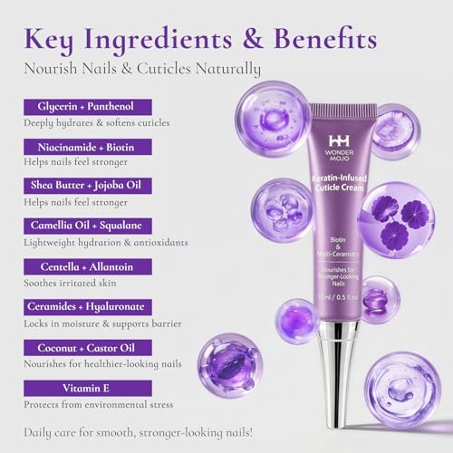 Cuticle Cream for Nails, Moisturizer for Dry Cracked Cuticles, 15ml - Image 2