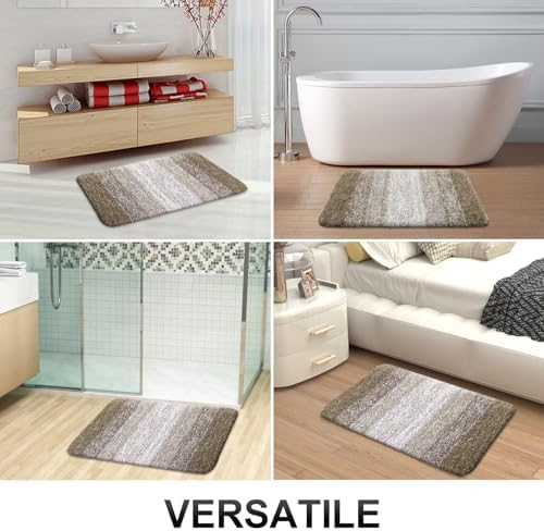 OLANLY Small Bathroom Rugs 28x18, Extra Soft Absorbent Microfiber Bath Rugs - Image 7