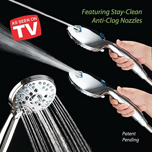 AquaCare 8-mode High Pressure Handheld Shower Head with 2-mode Power Wash - Image 2