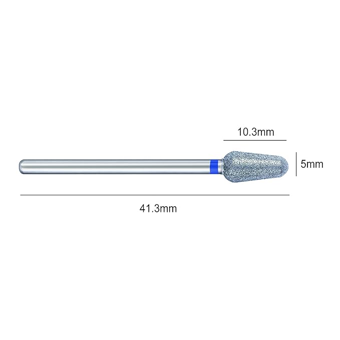 Diamond Bur 3/32" Russian Electric Nail Drill Bit File Stainless Steel Professional Podiatry Chiropody Pedicure Manicure Drill Bit