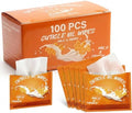 NovaCharm 100 Pcs Mini Cuticle Oil Wipes Milk & Honey, Nail Honey Nail Oil Towelettes, Individually Wrapped Bulk Cuticle Oil for Nails for Manicure Pedicure, Easy to Use by Unknown