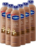 Vaseline Intensive Care Spray Moisturizer For Dry Skin Cocoa Radiant Made With 100% Pure Cocoa Butter 6.5oz (Pack of 6) by Vaseline