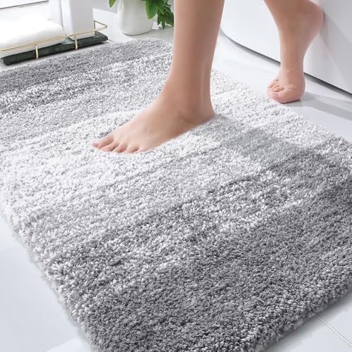 OLANLY Bathroom Rugs Mat 36x24, Extra Soft Absorbent Microfiber Bath Rugs by OLANLY
