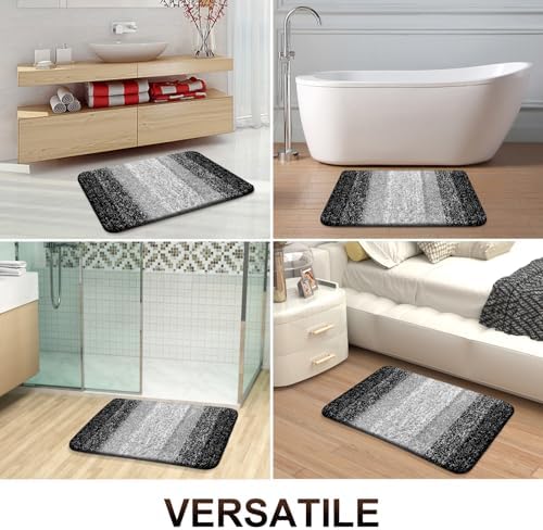 OLANLY Small Bathroom Rugs 30x18, Extra Soft Absorbent Microfiber Bath Rugs - Image 7