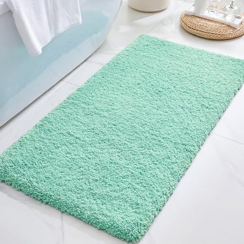 ILANGO Bathroom Rugs 48" × 24", Extra Soft Absorbent Microfiber Bath Rugs by ILANGO