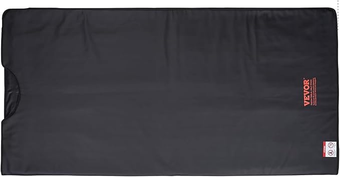 VEVOR Sauna Blanket for Detoxification, Portable Far Infrared Sauna for Home Relaxation, 1-6 Level Adjustable Temprature Rannge 95-185℉, 1-60 Minutes Timer, Far Infrared Carbon Heating Sauna Bag