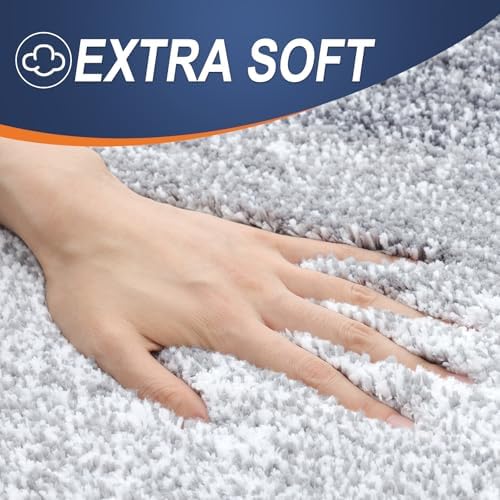 OLANLY Bathroom Runner Rug 47x24, Extra Soft Absorbent Microfiber Bath Rugs - Image 2