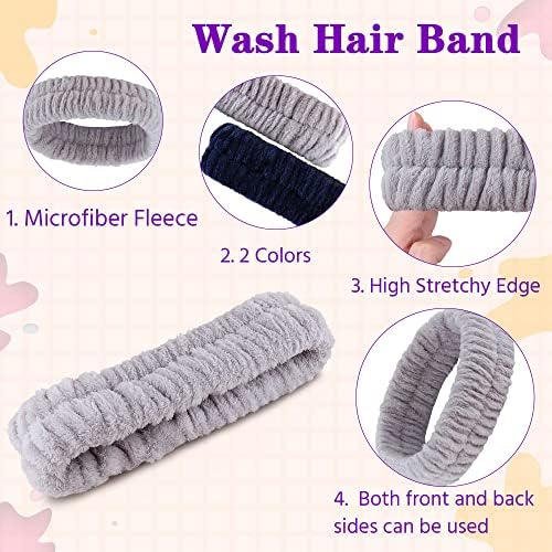YGQQOY Spa Headband, Makeup Headband for Washing Face, - Image 3
