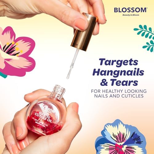Blossom Cuticle Oil for Nails, Moisturizing, Almond Biscotti, 0.5 fl. oz - Image 4