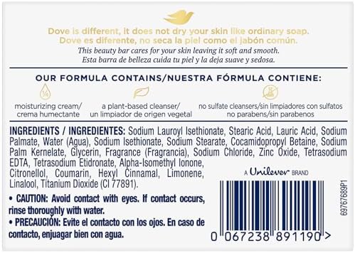 Dove Beauty Bar Soap, Original 3-Pack, 4.75 Oz Ea - Image 2