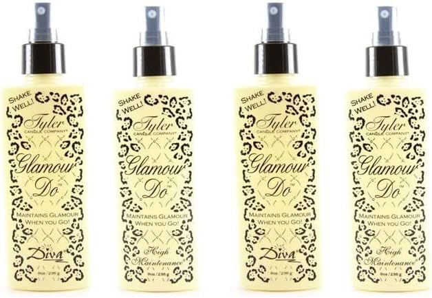 Tyler Diva Glamour Do Candle Spray (4 Oz), 4 Pack