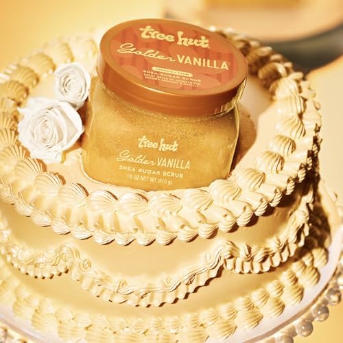 Tree Hut Golden Vanilla Body Scrub, Exfoliating Sugar Scrub, Vegan, 18 Ounce (Pack of 12) - Image 6
