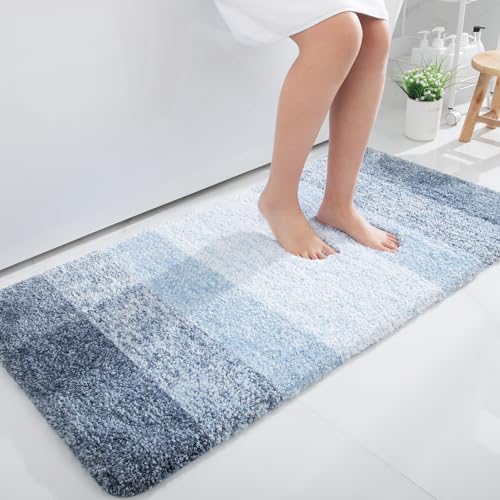 OLANLY Bathroom Runner Rug 40x24, Extra Soft Absorbent Microfiber Bath Rugs by OLANLY
