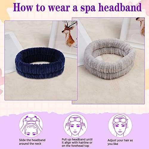YGQQOY Spa Headband, Makeup Headband for Washing Face, - Image 5