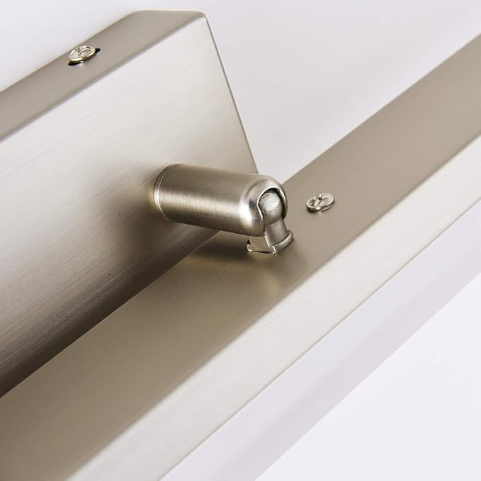 mirrea 24in Modern LED Vanity Light for Bathroom Lighting Dimmable 24w Brushed Nickel (Cold White 5000K)