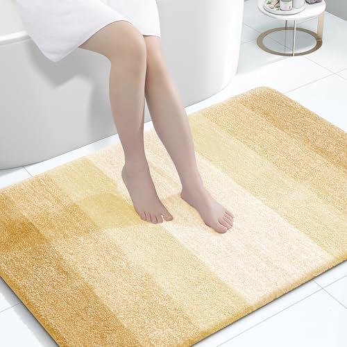 OLANLY Large Bathroom Rugs 44x32, Extra Soft Absorbent Microfiber Bath Rugs by OLANLY
