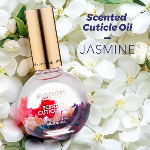 Blossom Cuticle Oil for Nails, Hydrating, Made in USA, Jasmine, 0.92 fl. oz - Image 2